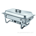 Chafing Dishes aus Edelstahl mit strapazierfähigem Rahmen